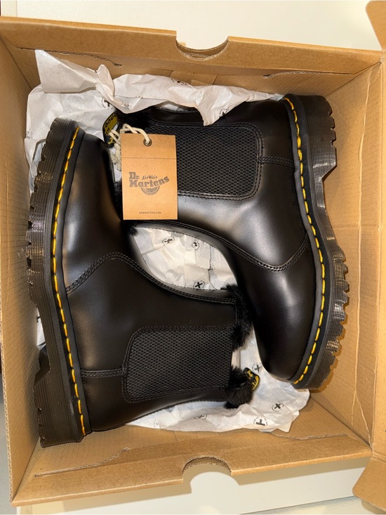 Dr. Martens Shoes - Dr. Martens Leonore Faux Shearling Lined Boots